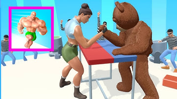 Muscle Rush - All levels (101-105) Gameplay - Android iOS Games