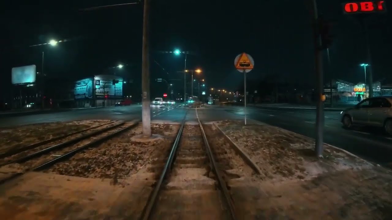 Bydgoszcz linia nr 11 Niepodległości - Bielawy (I.2026)(jazda nocą)