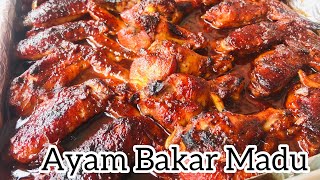 Ayam Bakar Madu Bakar Dalam Oven Youtube