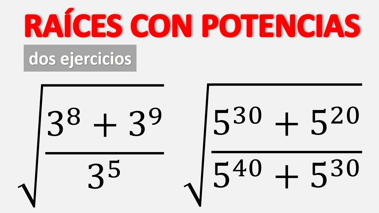 Como resolver potencias