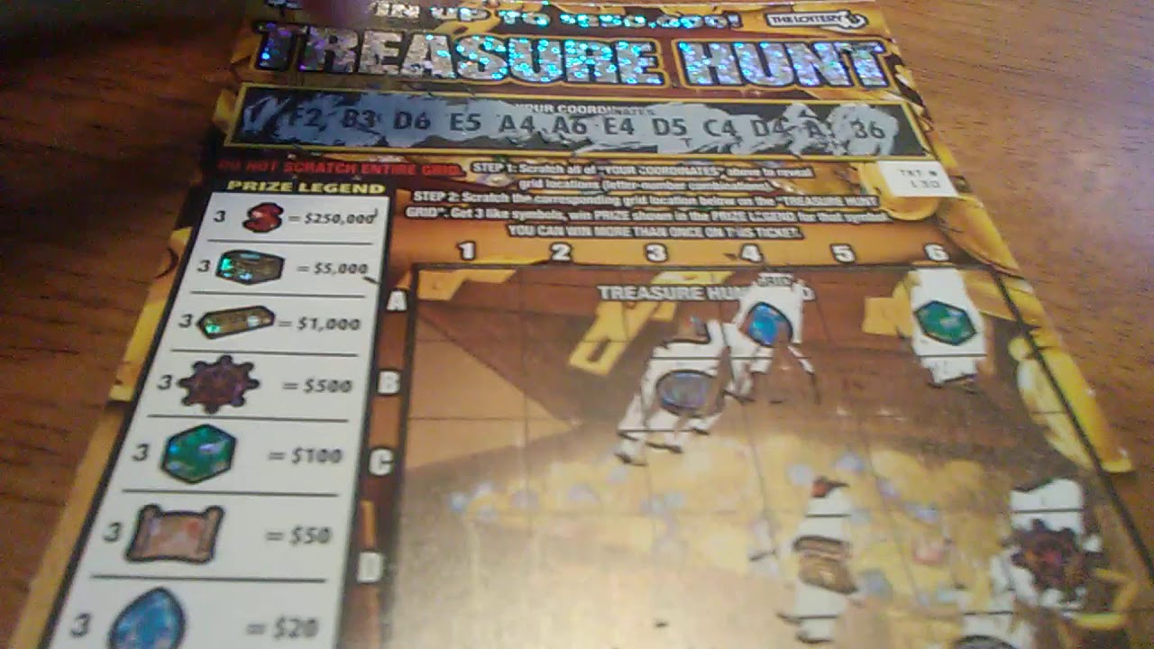 Treasure Hunt Lottery Numbers Today