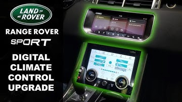 UPGRADING Climate Control Unit AC Panel for Range Rover Sport to Digital Touch Screen