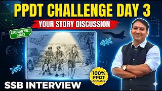 PPDT Challenge Day 3 | 15 Days SSB Interview Challenge Real SSB Picture Perception & Discussion Test