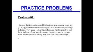 Diffie Hellman key exchange algorithm