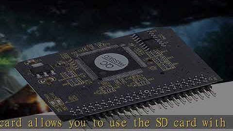 ASHATA SD to IDE Adapter, TF Memory Card to IDE 44Pin Male Adapter Support DMA and Ultra DMA Mode