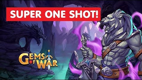 Gems of War Fell Roost Faction Assault! Easy Fast ONE SHOT team!