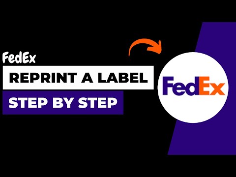 Fedex - How to Reprint Label !