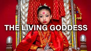 THE LIVING GODDESS OF NEPAL: girl possessed by a deity who can't touch the ground with her feet🇳🇵