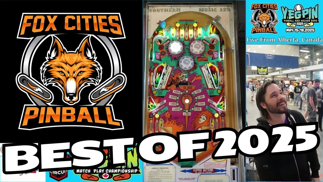 Лучшие моменты пинбола 2025 года | Foxcitiespinball