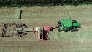 small conventional flat 10 hay bales 2020