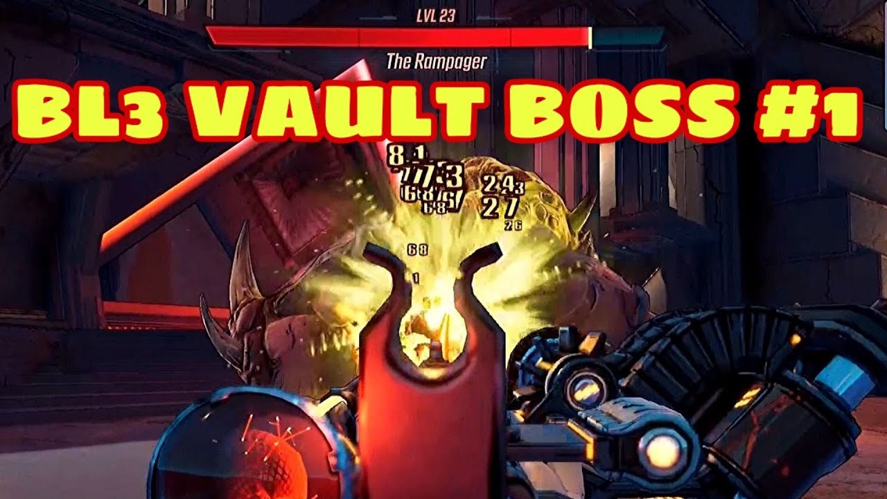 BORDERLANDS 3 HOW TO BEAT THE FIRST VAULT BOSS RAMPAGER ...