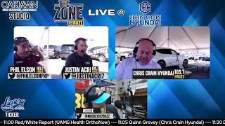 The Zone with Justin Acri and Phil Elson is LIVE from Chris Crain Hyundai!