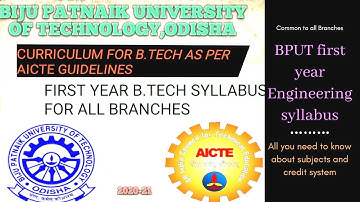 First year Engineering Subjects & practical Syllabus with credit system all you need to know| BPUT