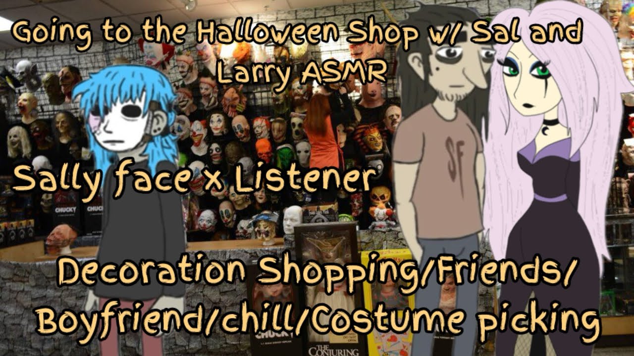 Поход в магазин на Хэллоуин с Салом и Ларри ASMR (Салли фейс x Слушатель)