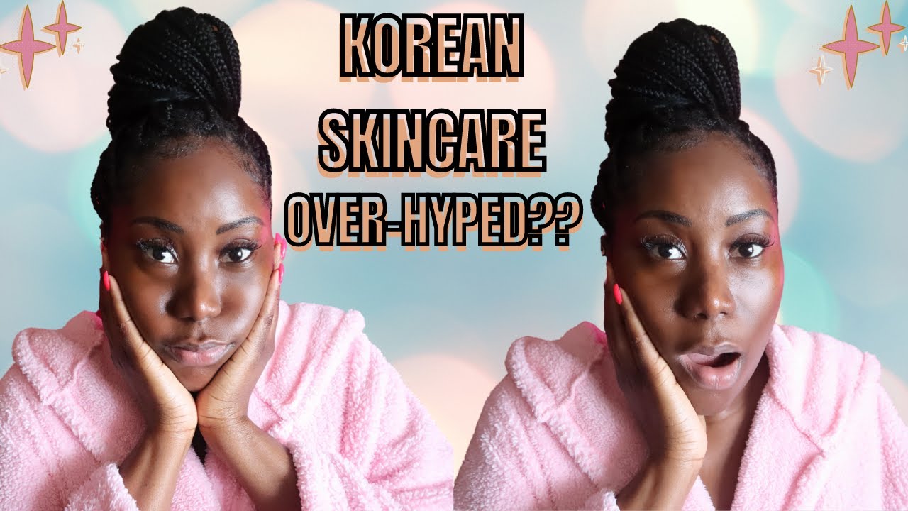 Black Girl Tries Korean Skin Care 丨Acne prone skin type 丨HaruHaru