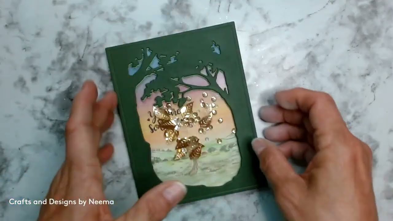 Craft Roulette Episode 301, A silhouette shaker card