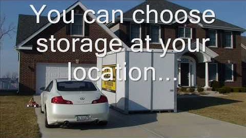 MI-BOX Portable Storage Container Delivery MI-BOX.wmv