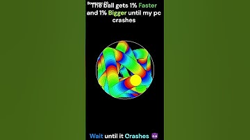 Watching a ball bounce until my PC crashes#adhd #art #bouncingball #physics #satisfying #viralvideo