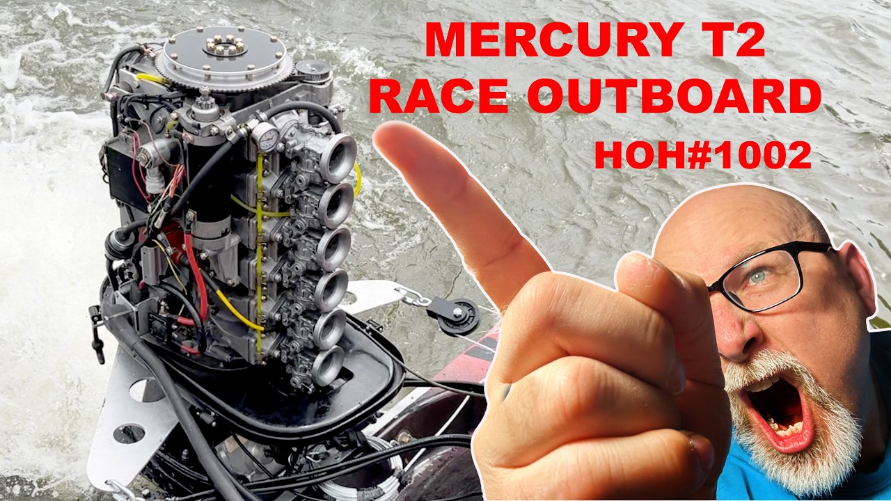 Mercury T2 Race Outboard Video Checkmate MX 13  #1002