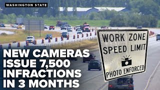 Washington's work zone speed camera program issues over 7,500 infractions in 90 days
