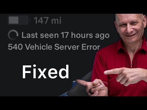 How To Fix 540 Vehicle Server Error On Your Tesla