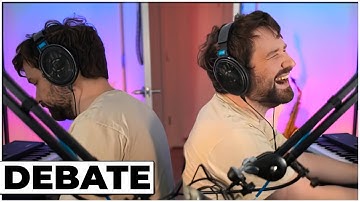 Destiny Plays Piano Mid Argument, TRIGGERS Debate Opponent...