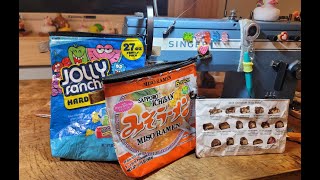 Upcycle Food Wrappers To Bags With Pellon Vinyl Fuse Matte