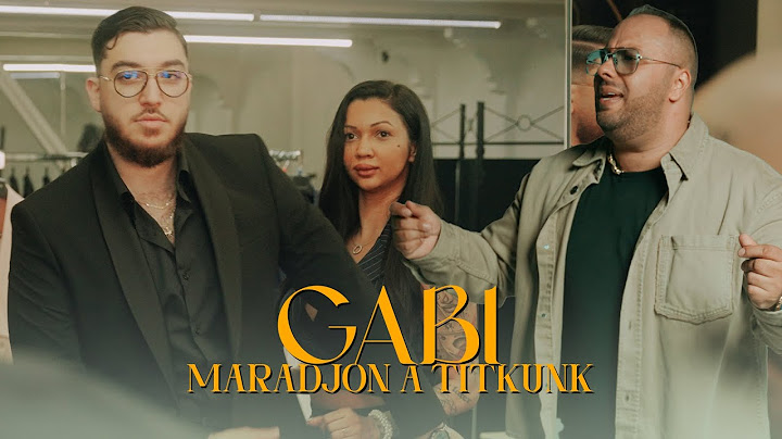 GABI 2025 X Maradjon a titkunk /Official Videoclip 4K
