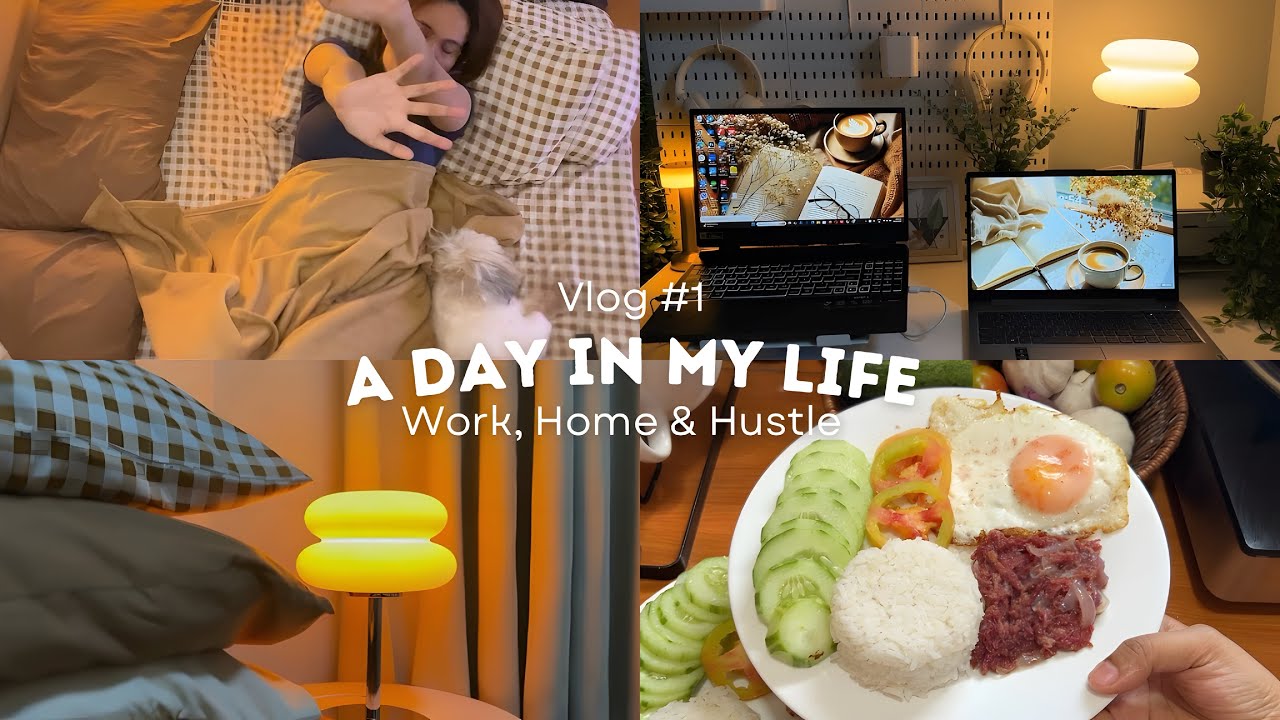 Vlog #1 | A Day in My Life: Work, Home & Hustle