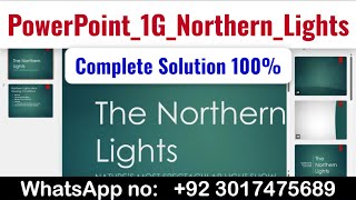 PowerPoint_1G_Northern_Lights | PowerPoint 1G Northern Lights #ppt1g#1G_Northern_Lights #myitlabppt