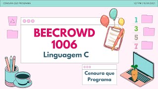 Beecrowd - URI - 1006 - Média 2 - Linguagem C