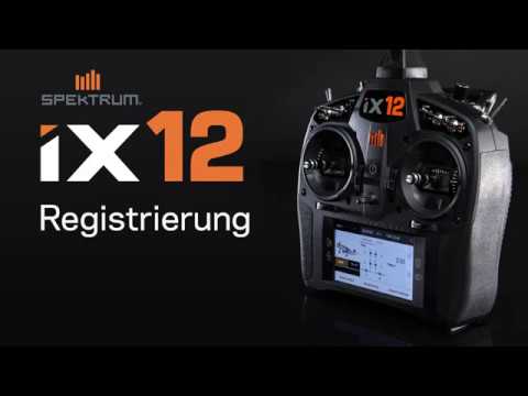 Spektrum IX12 Videomanual -  Registrierung