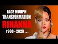 Rihanna  - Transformation (Face Morph Evolution 1988 - 2023...) #rihanna #transformation