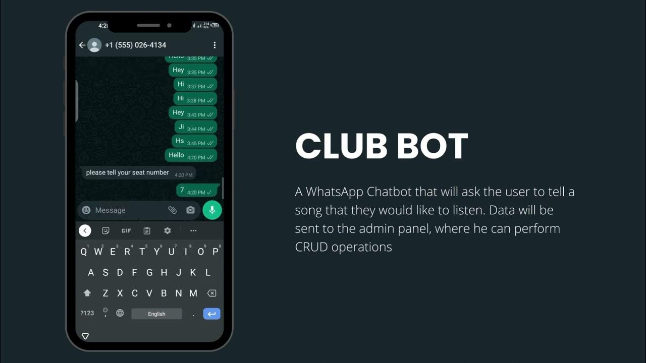Club bot whatsapp python streamlit youtube