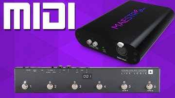 How to set up MIDI foot controller for your MAESTRODMX!