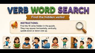🔎 Find the Hidden Words! | English Word Search Puzzle LIVE