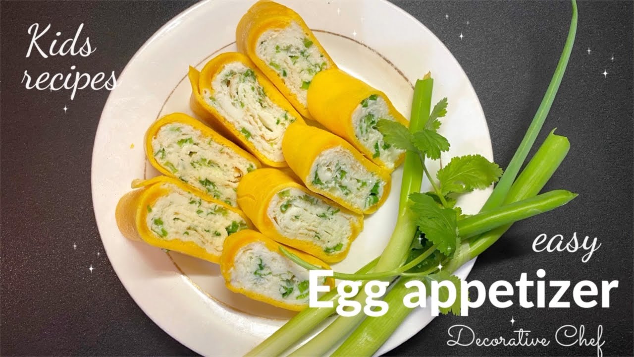 Easy appetizer ideas | egg recipes | kids recipes | finger foods