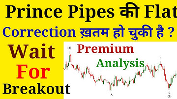Prince Pipes Complete Neo Wave Analysis ! Flat Correction ! Premium analysis by Prateek Bhalla !
