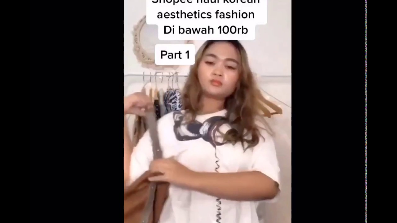  Shopee  haul  fashion Korean  harga dibawah 100rb YouTube