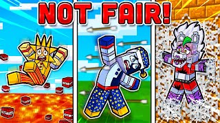 Fazgang ANGRY at WORLD'S MOST UNFAIR Minecraft MAP!!