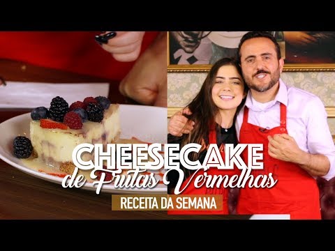 CHEESECAKE DE FRUTAS VERMELHAS À “JADE PICON” NA COZINHA COM ISAAC AZAR - PARIS 6