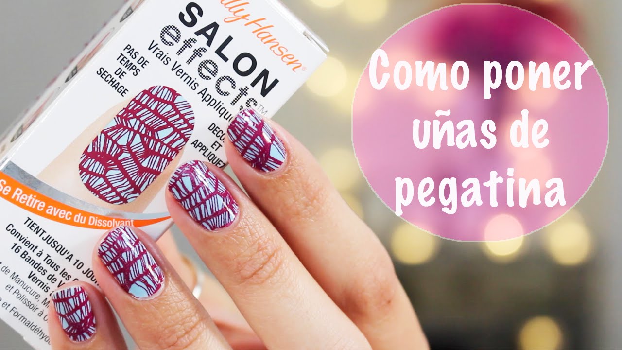 Como poner uñas de pegatina. How to apply Nailstickers - thptnganamst.edu.vn