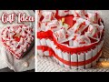 How To Make Kinder Chocolate Cake |DIY Heart Gift Ideas | Heart Shaped Sweet Gift