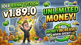 Idle Bank Tycoon MOD APK Unlimited Money Trick 😱 Spend = More Money! screenshot 4