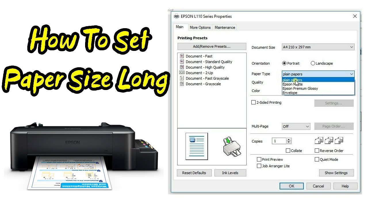 epson l120 printer installer free download