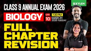 Class 9 Biology  Annual Exam 2026   Chapter  Revision  Xylem Class 9