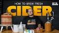 Video for "cider making" recipes How to make cider from apple juice