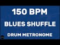 Blues Shuffle Drum Metronome Loop 150 BPM 