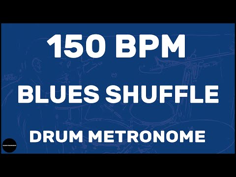 Blues Shuffle Drum Metronome Loop 150 BPM
