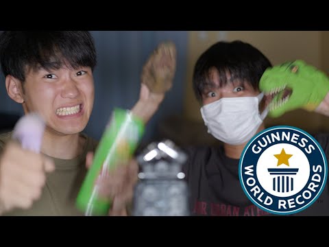 【ASMR】FASTEST ASMR IN THE WORLD / GUINNESS WORLD RECORDS🏆